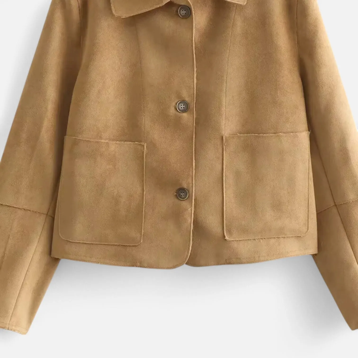 Monacogents | Suede Leather Short Jacket