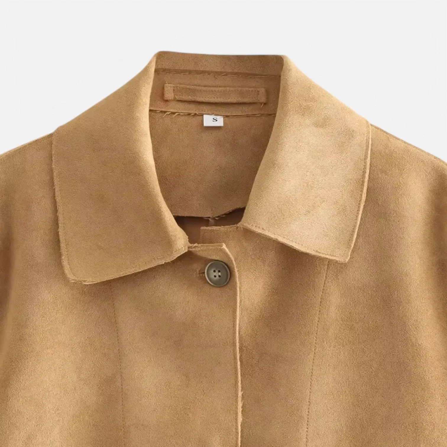 Monacogents | Suede Leather Short Jacket
