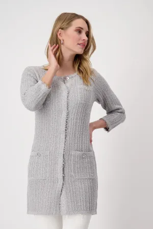 Monari Long Knitted Jacket 408503