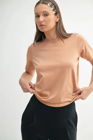 MONO B Round Neck Short Sleeve T-Shirt