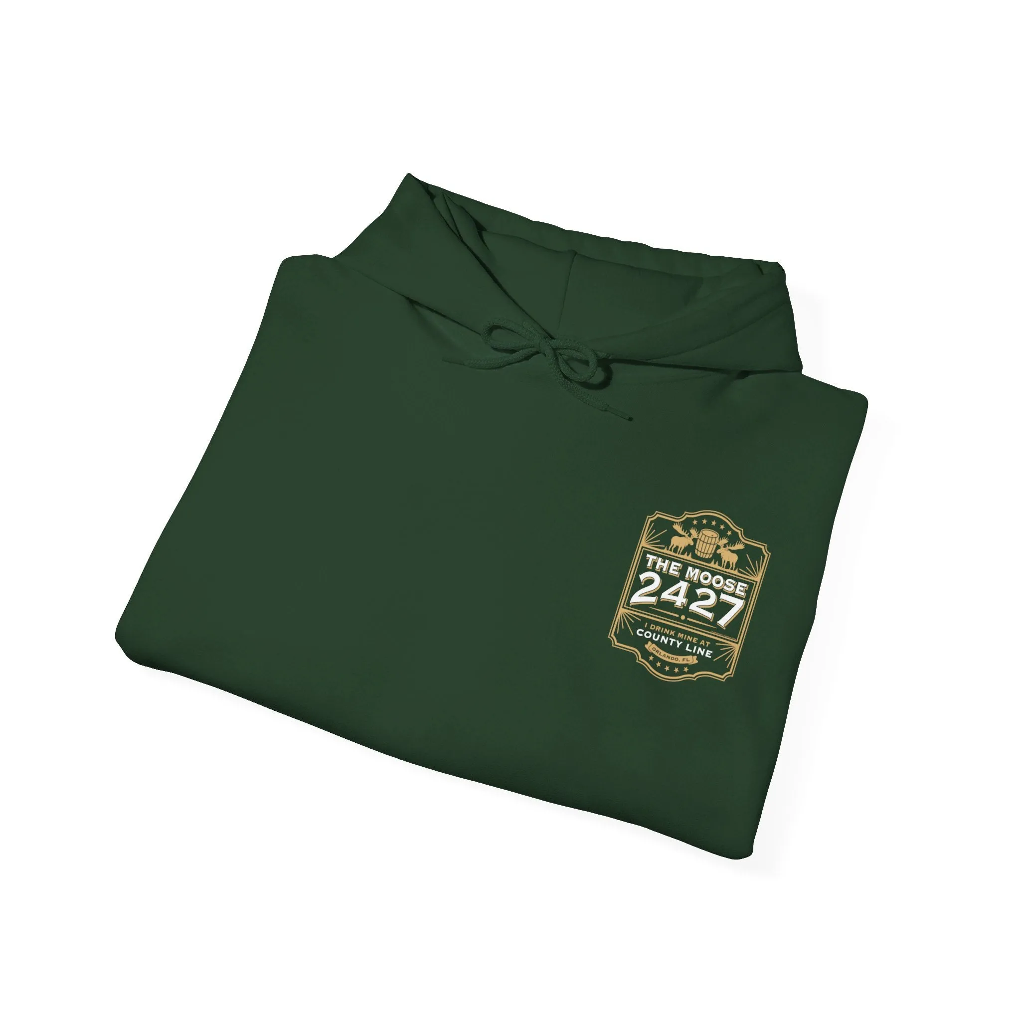 Moose Lodge 2427 - Moose Drink Mine - Hooded Sweatshirt (Front & Back Print)