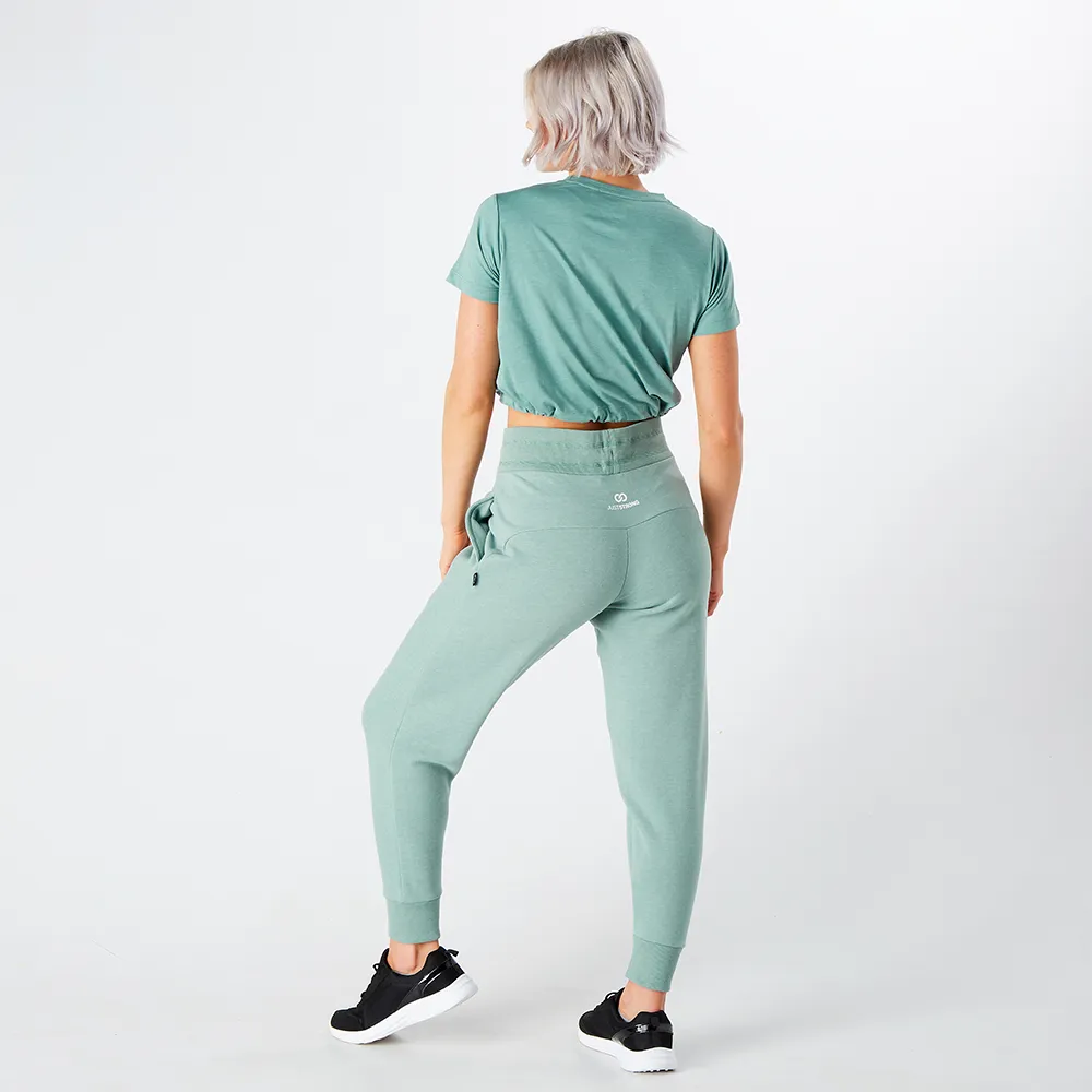 Moss Green Marl Relax Joggers