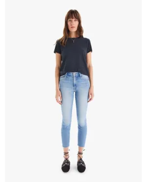 MOTHER Jeans Looker Ankle Fray in Au Revoir