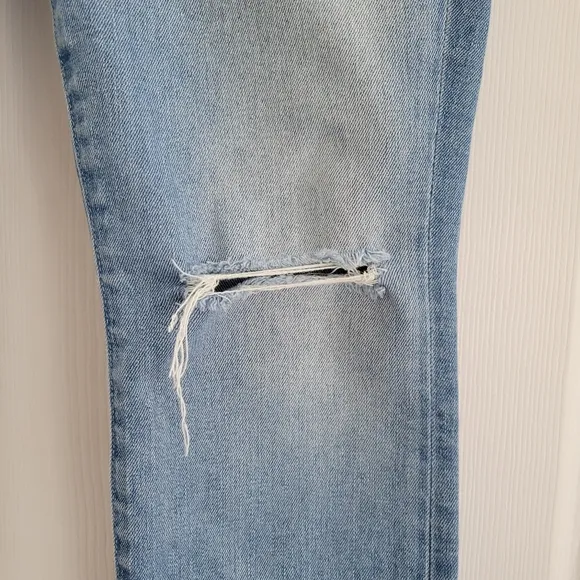 Mother The Looker Ankle Step Fray Skinny Jeans in Despite Differences