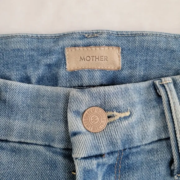 Mother The Looker Ankle Step Fray Skinny Jeans in Despite Differences