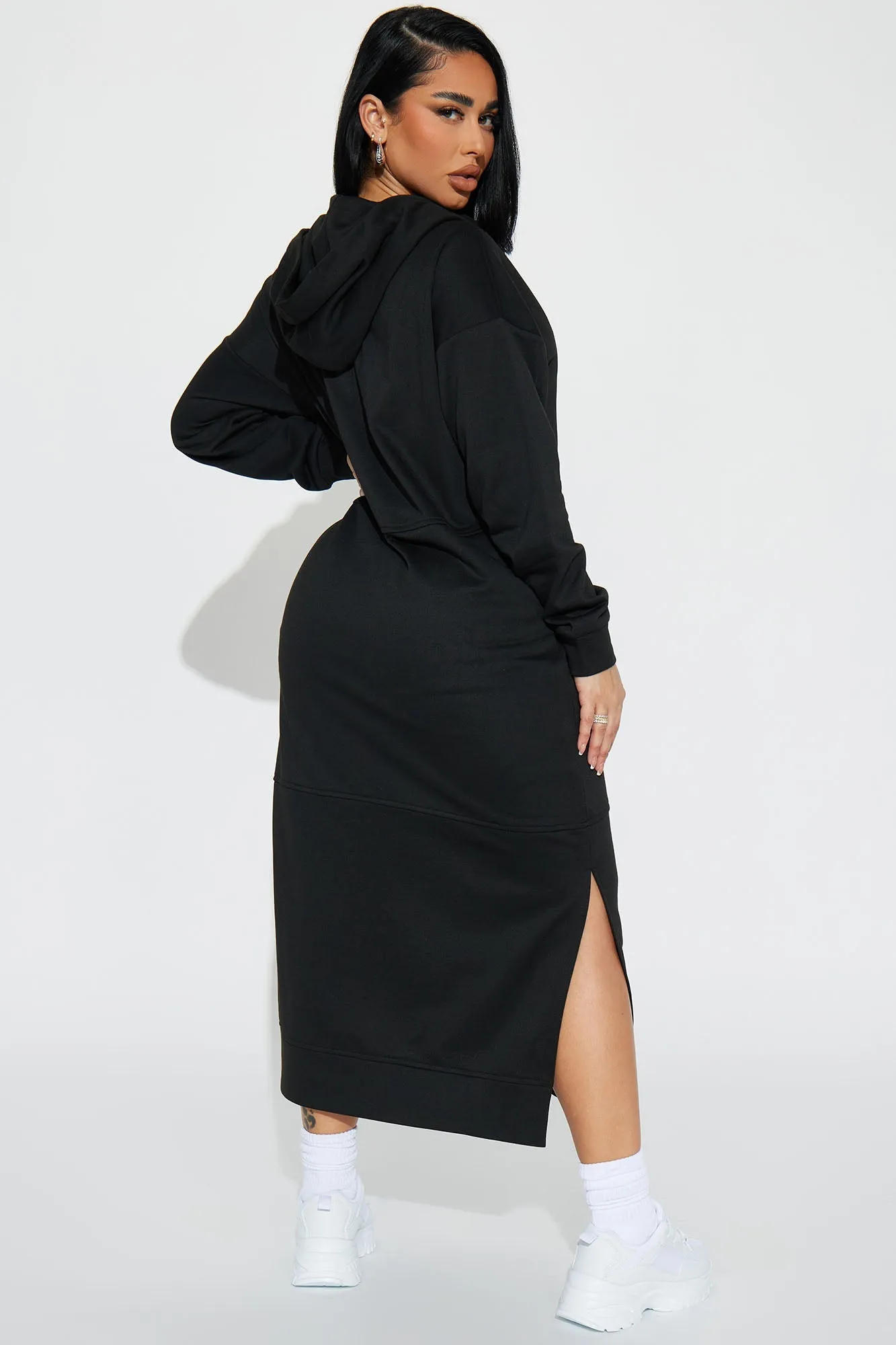 Movies And Chill Oversized Jacket - Black