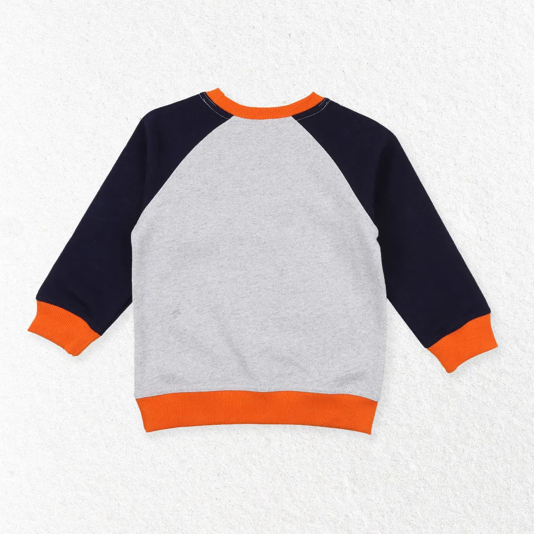 Multicoloured Out To Play Slogan Print Sweatshirt
