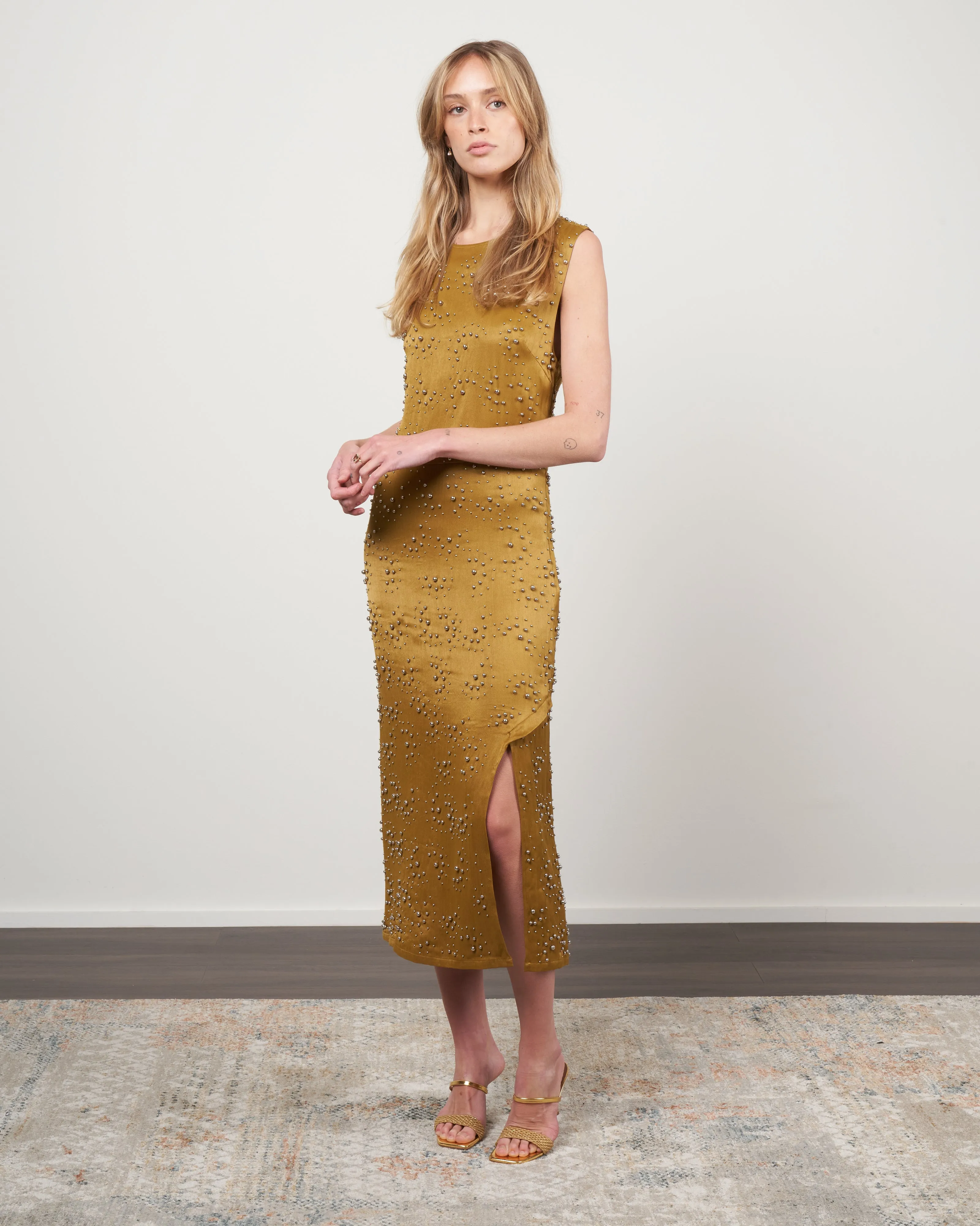 murraya dress - olive