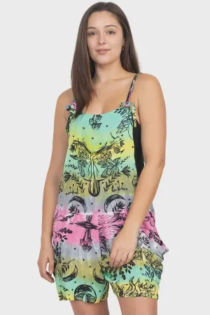 Mushroom Flowy Shortalls