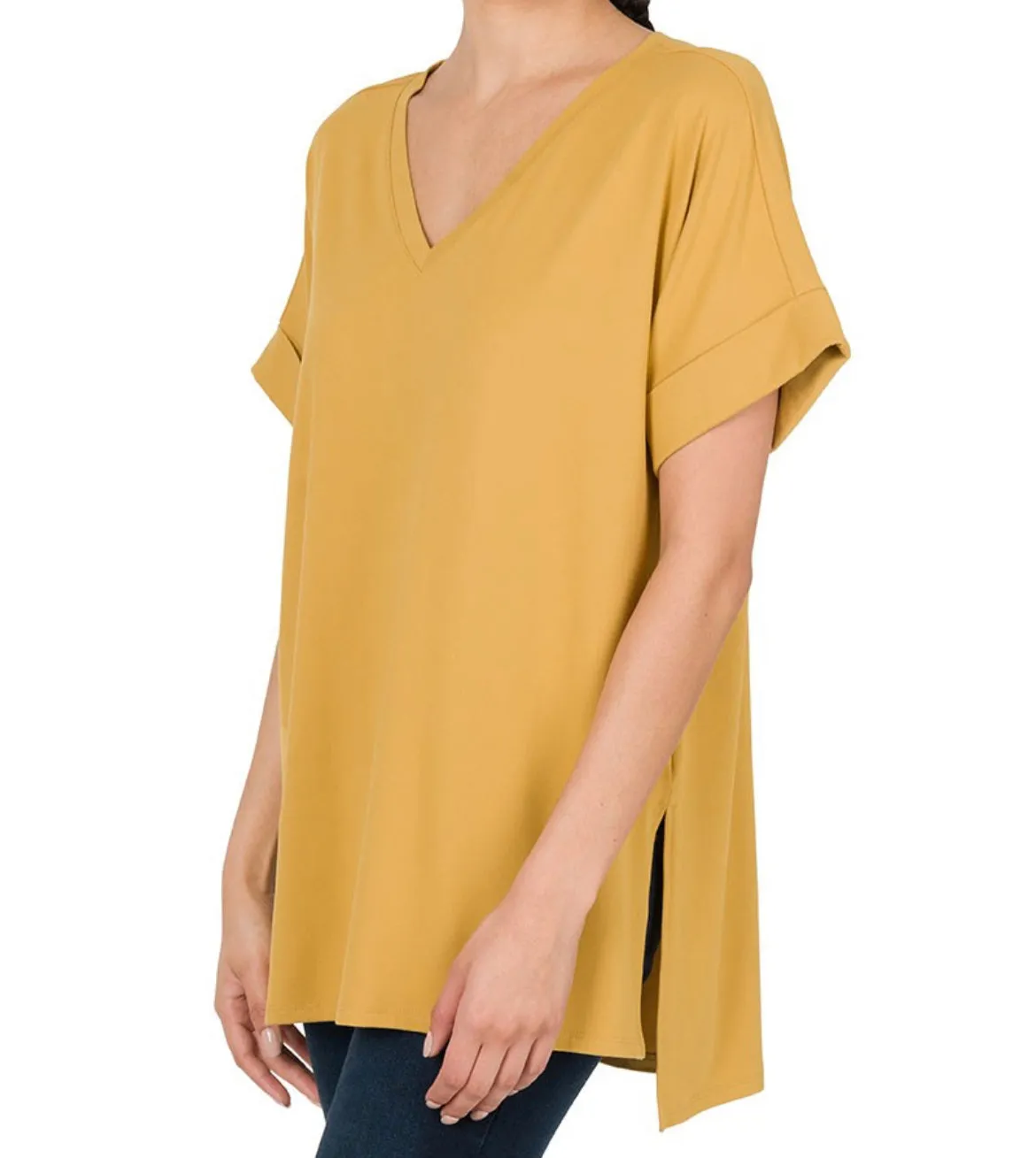 Mustard Boyfriend Tee