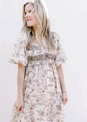 Muted Floral Dress