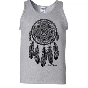 Native American Dreamcatcher Free Spirit Black Asst Colors Tank Top