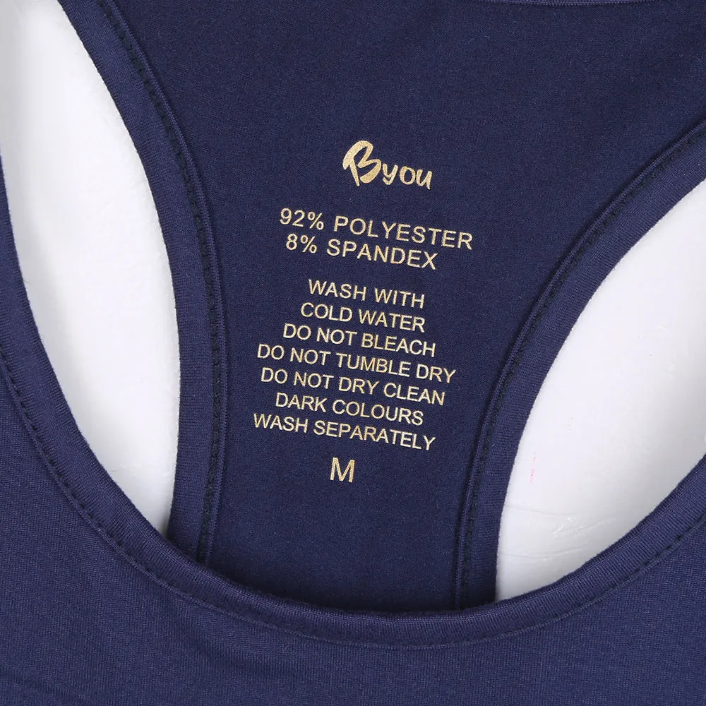 Navy Singlet Top