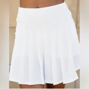 NEW! Kenny Flowers The Classic White Country Club Skort White SZ S, M, L
