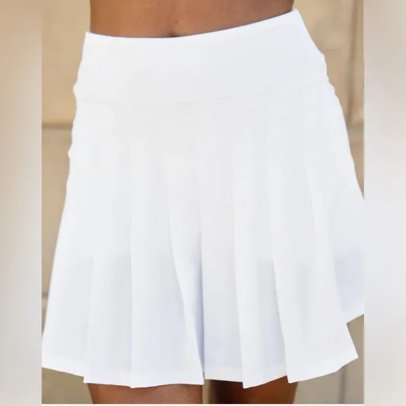 NEW! Kenny Flowers The Classic White Country Club Skort White SZ S, M, L