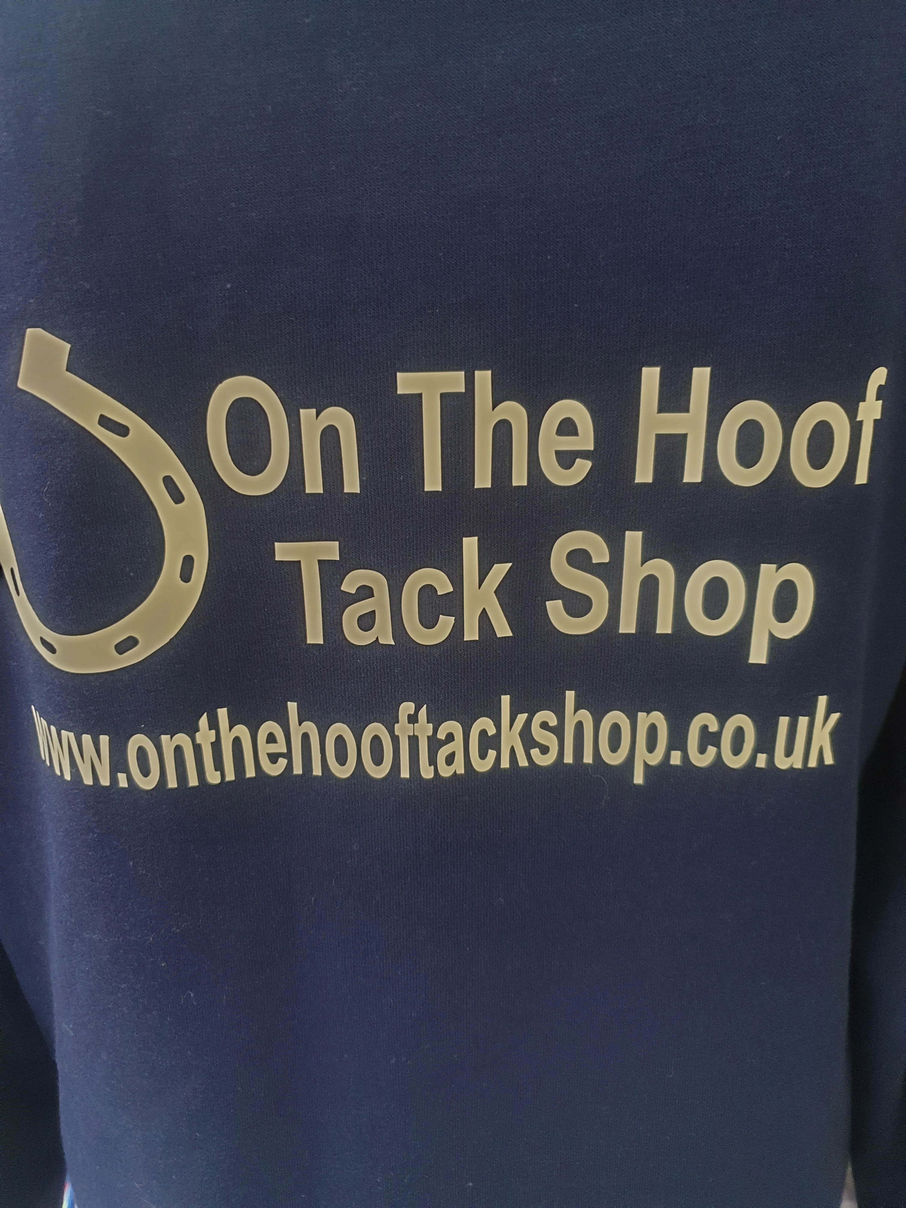 NEW on the hoof hoodie various colours and coloured writing available, all sizes xs-xxl FREE POSTAGE