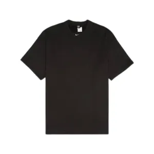 Nike Sportswear Circa French Terry Short Sleeve Tee Black White DX0188-010