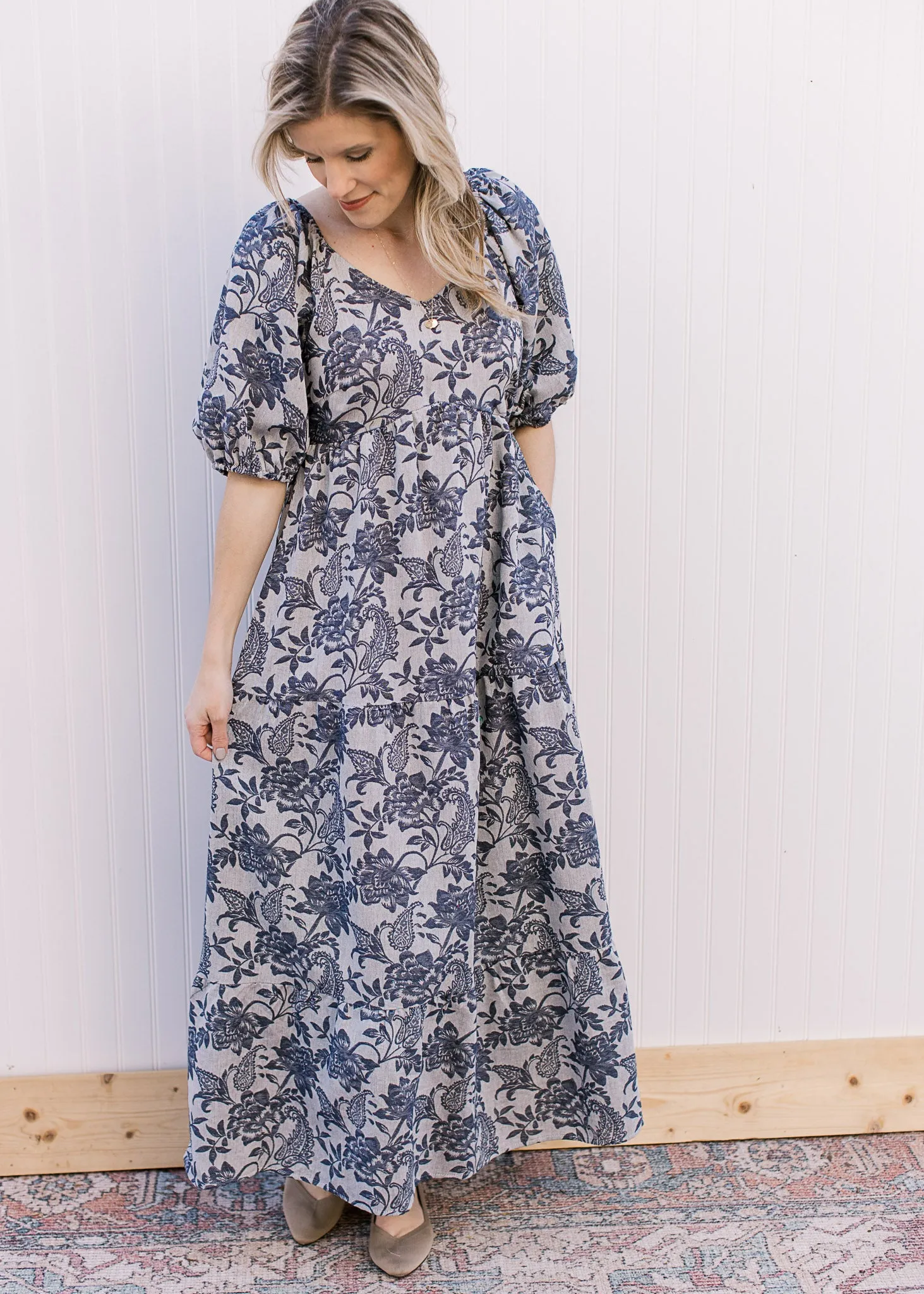 Notable Navy Floral Dress