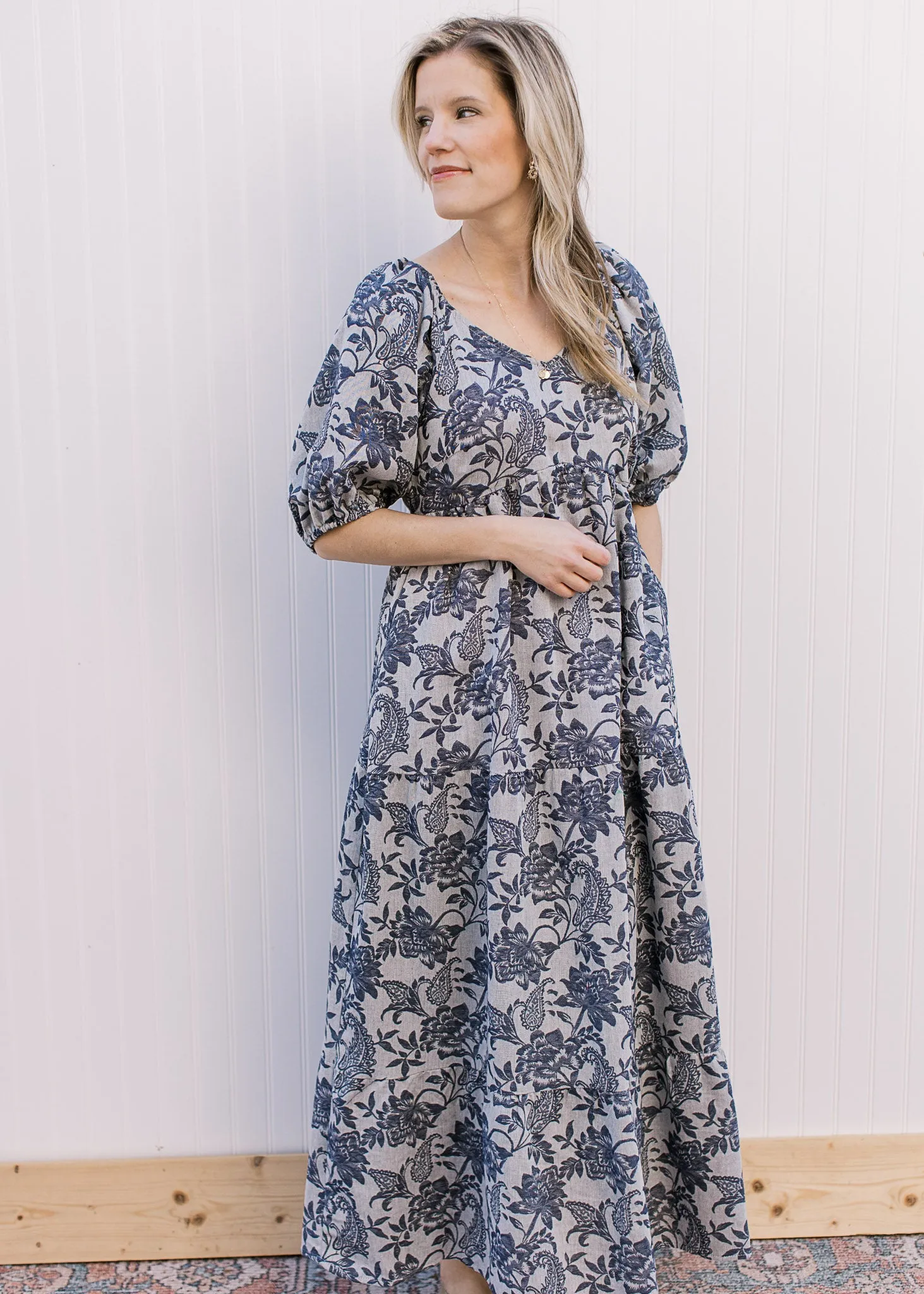 Notable Navy Floral Dress