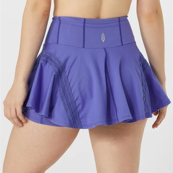 NWOT FP Movement Pleats And Thank You Skort in Purple Size L
