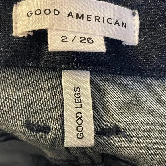 NWT Good American Good Legs Stretch Skinny Jeans in Blue600 Sz. 2