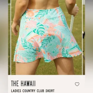 NWT Kenny Flowers Hawaii Country club skort size medium