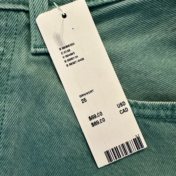 NWT Levi's® 501 Original Cutoff Denim ShortUO Exclusive, in Green