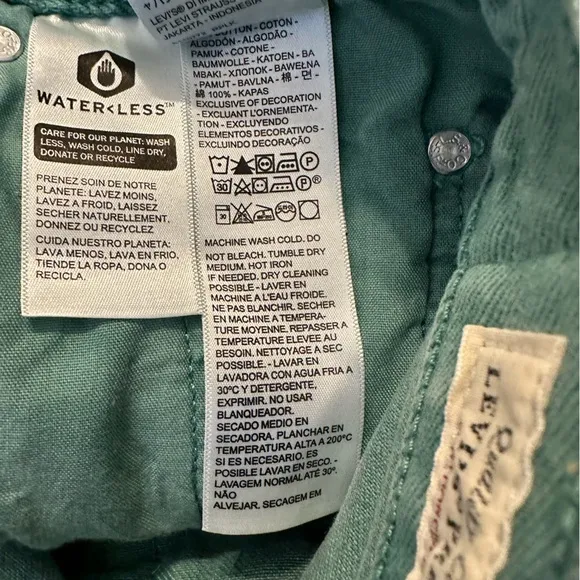 NWT Levi's® 501 Original Cutoff Denim ShortUO Exclusive, in Green