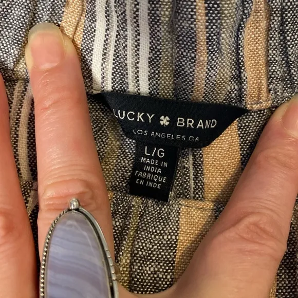 NWT Lucky Brand Linen-Blend Shorts