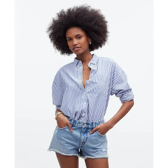 NWT Madewell Low-Rise Boyfriend Shorts in Glendora Wash Size 31