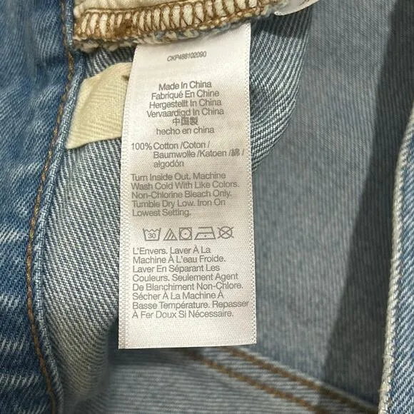 NWT Madewell Low-Rise Boyfriend Shorts in Glendora Wash Size 31