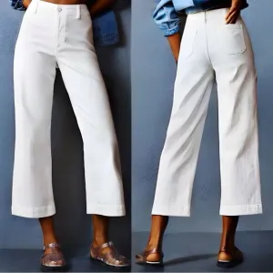 NWT Paige Nellie High Rise Culotte Wide Leg Jeans