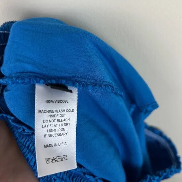 NWT Rays For Days Boem Vivid Blue Smocked Esme Skort Skirt