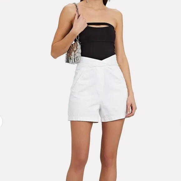 NWT RTA HIGH RISE JEANS DENIM SHORTS 27 3 SIZE SOFT COTTON