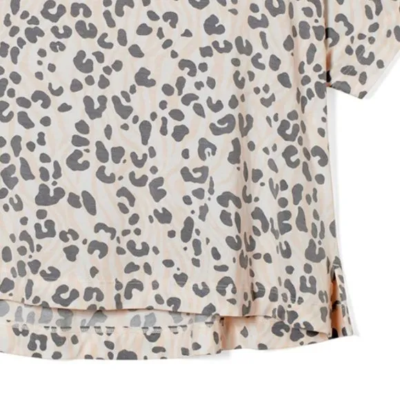 NWT Soma COOL NIGHTS Boxy Sleep Tee &amp; Modal Blend Shorts Set
