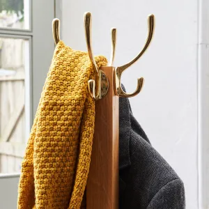 Oak Coat and Hat Stand