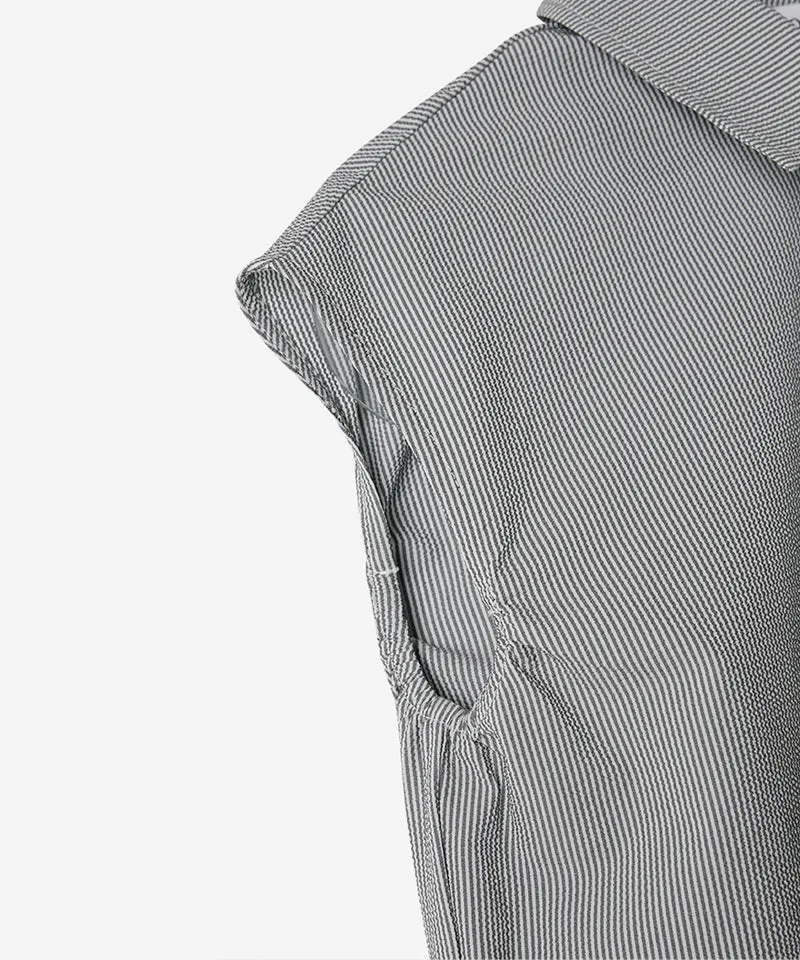 OBER Golf Tech Seersucker Vest - Stripes