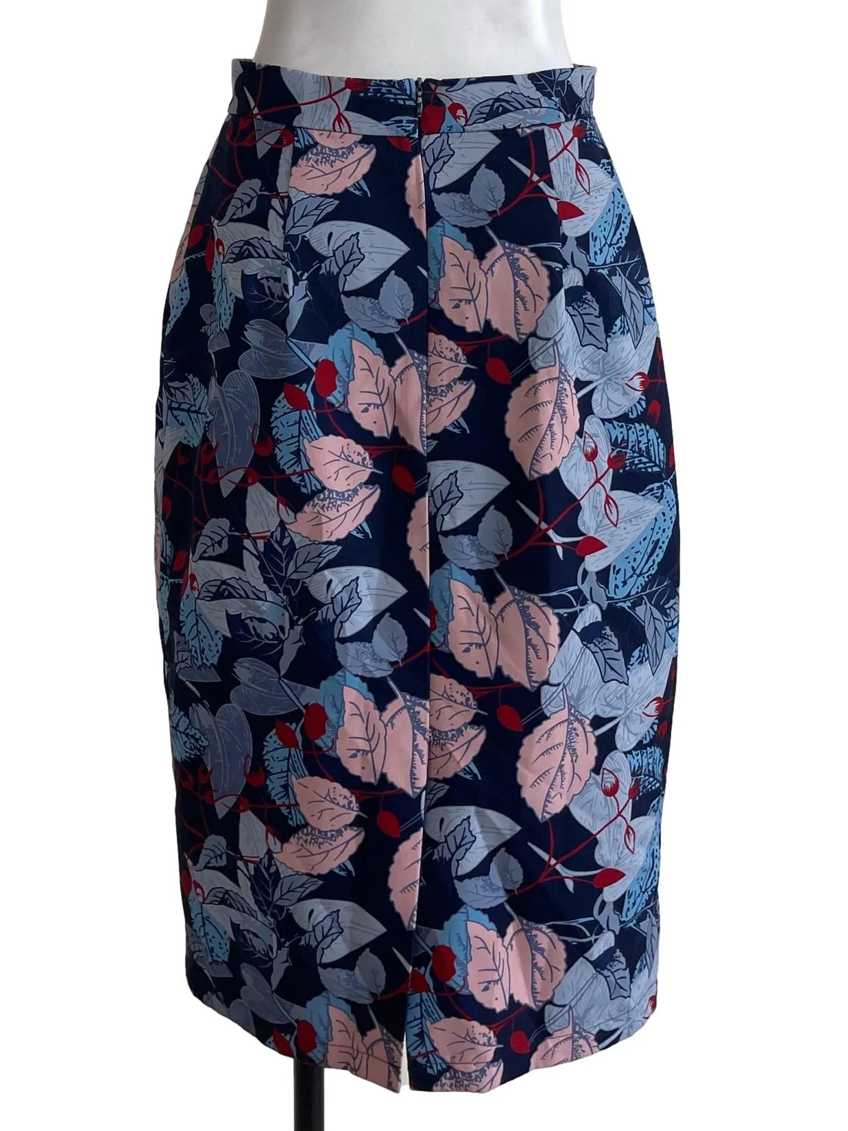 Ocean Blue Printed Skirt