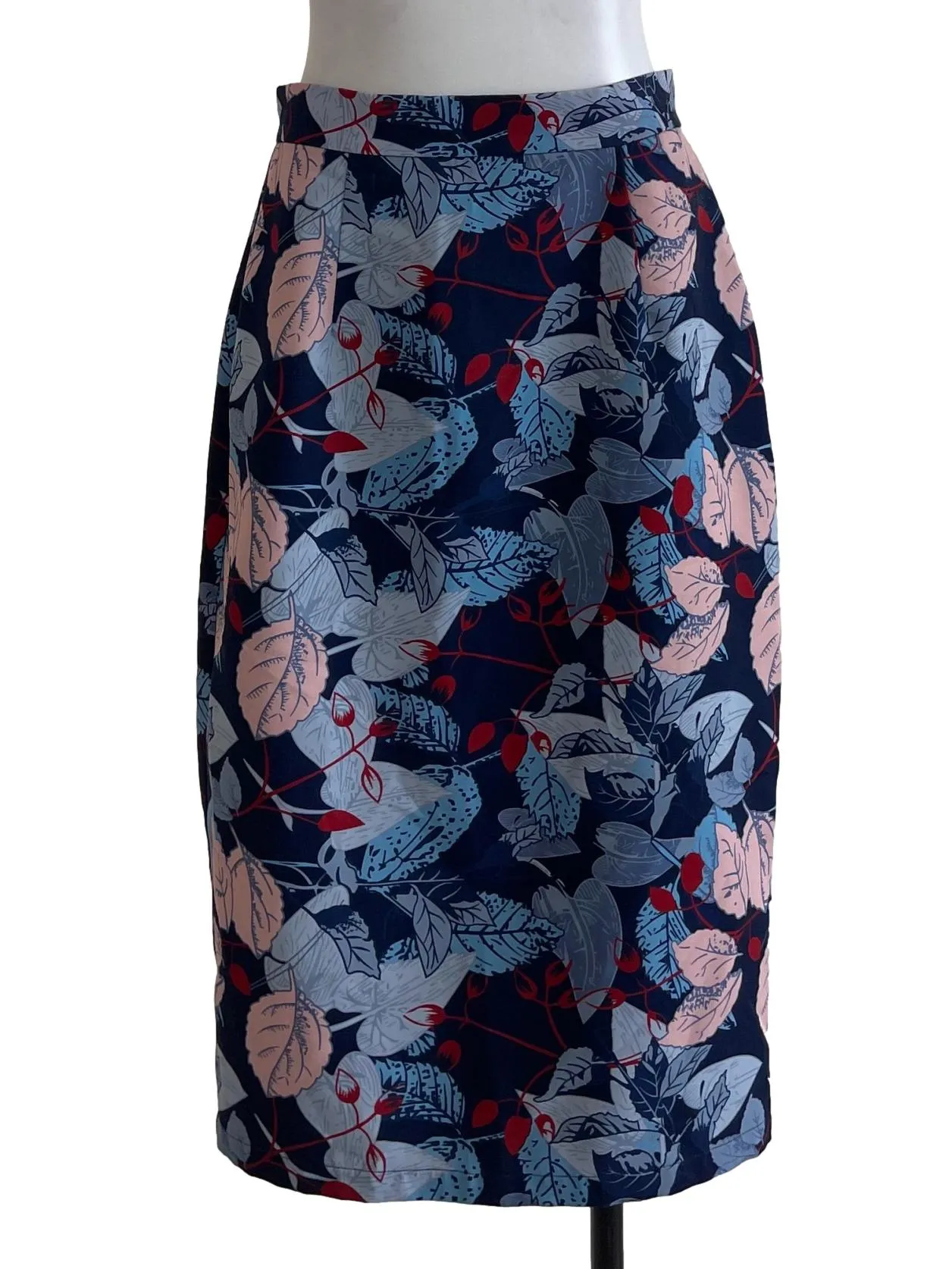 Ocean Blue Printed Skirt