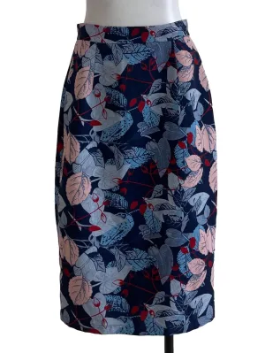Ocean Blue Printed Skirt