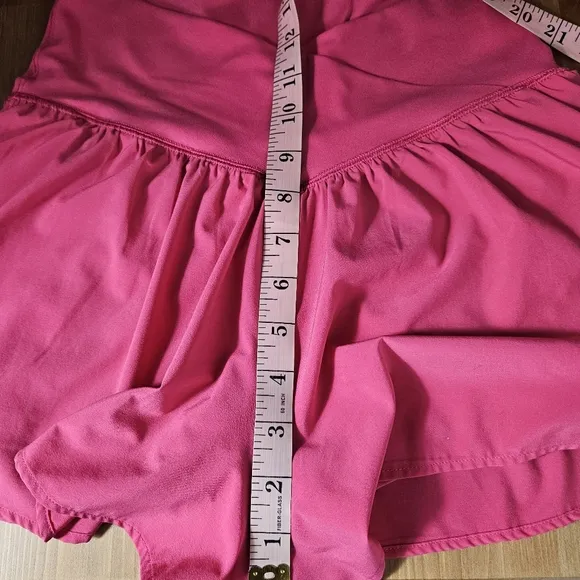 OFFLINE By Aerie Real Me Crossover Flowy Short Solar Pink Size M Built in Shorts