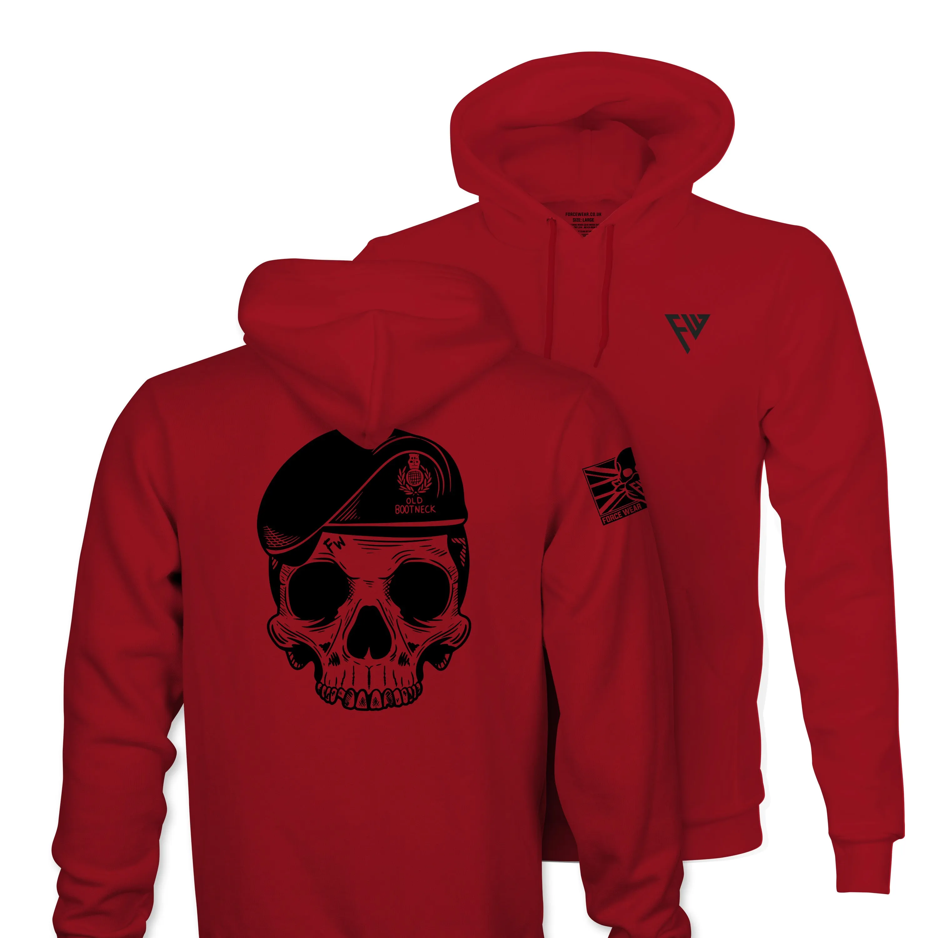 OLD BOOTNECK TAG & BACK HOODIE