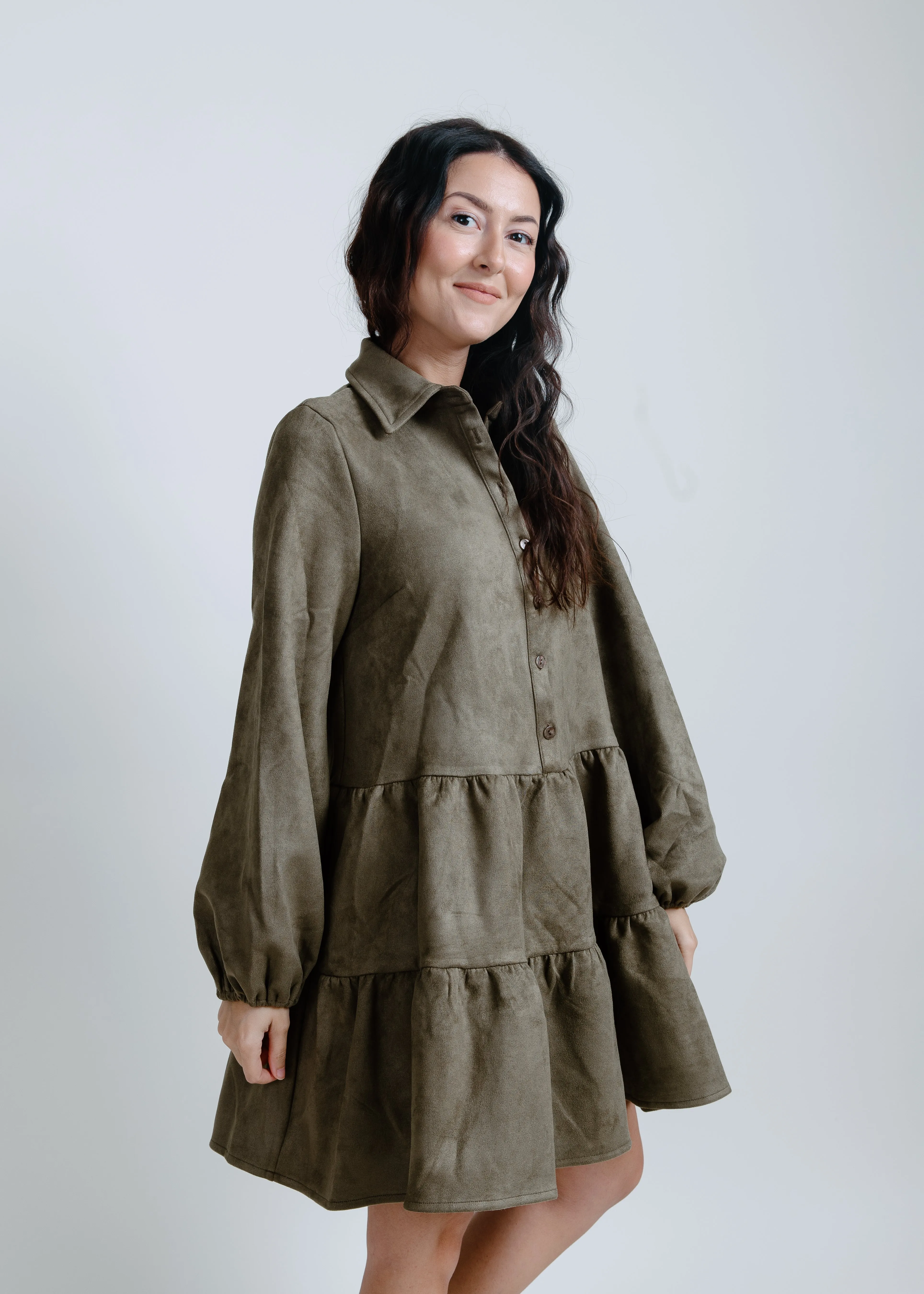 Ollie Suede Mini Dress