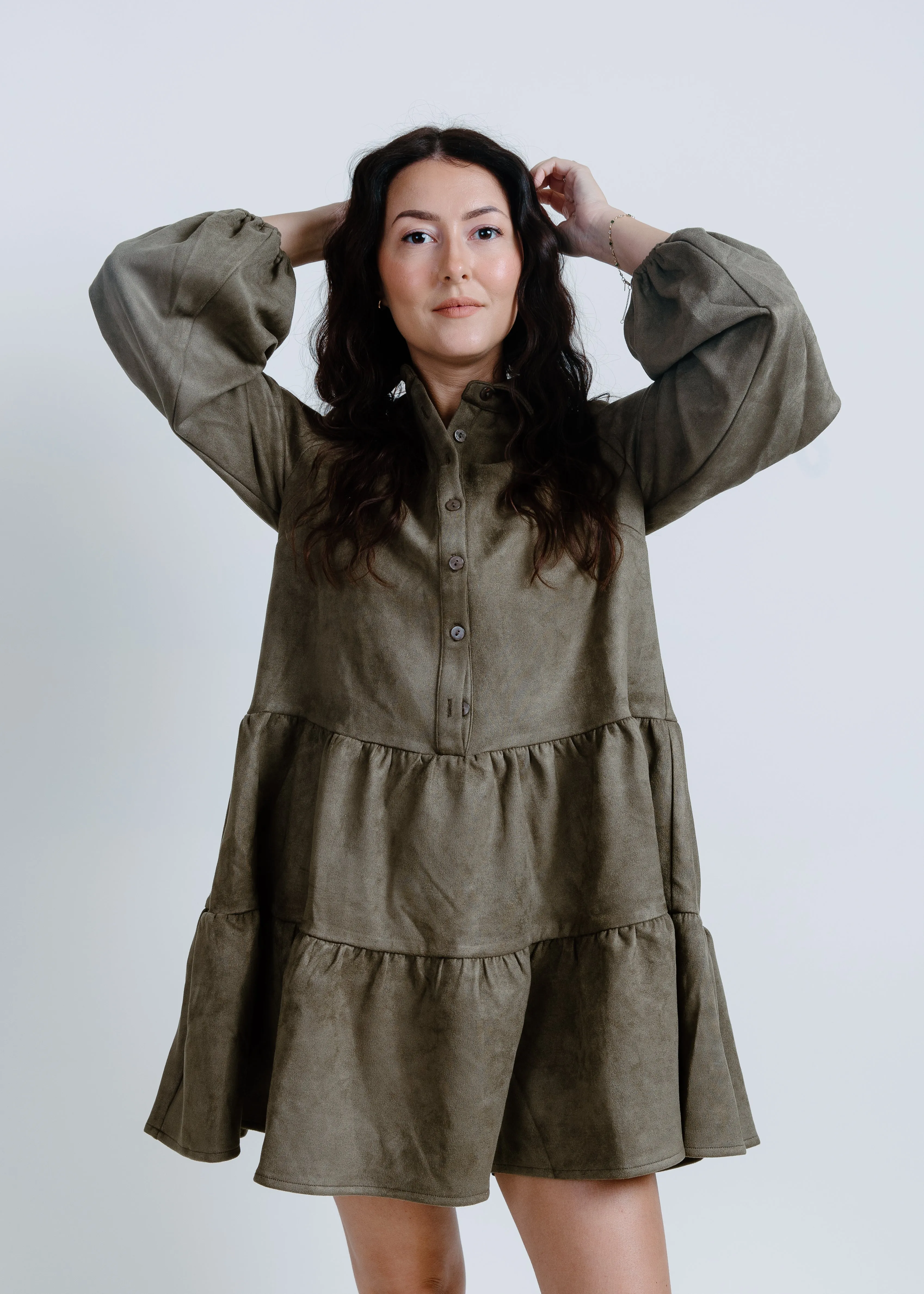 Ollie Suede Mini Dress
