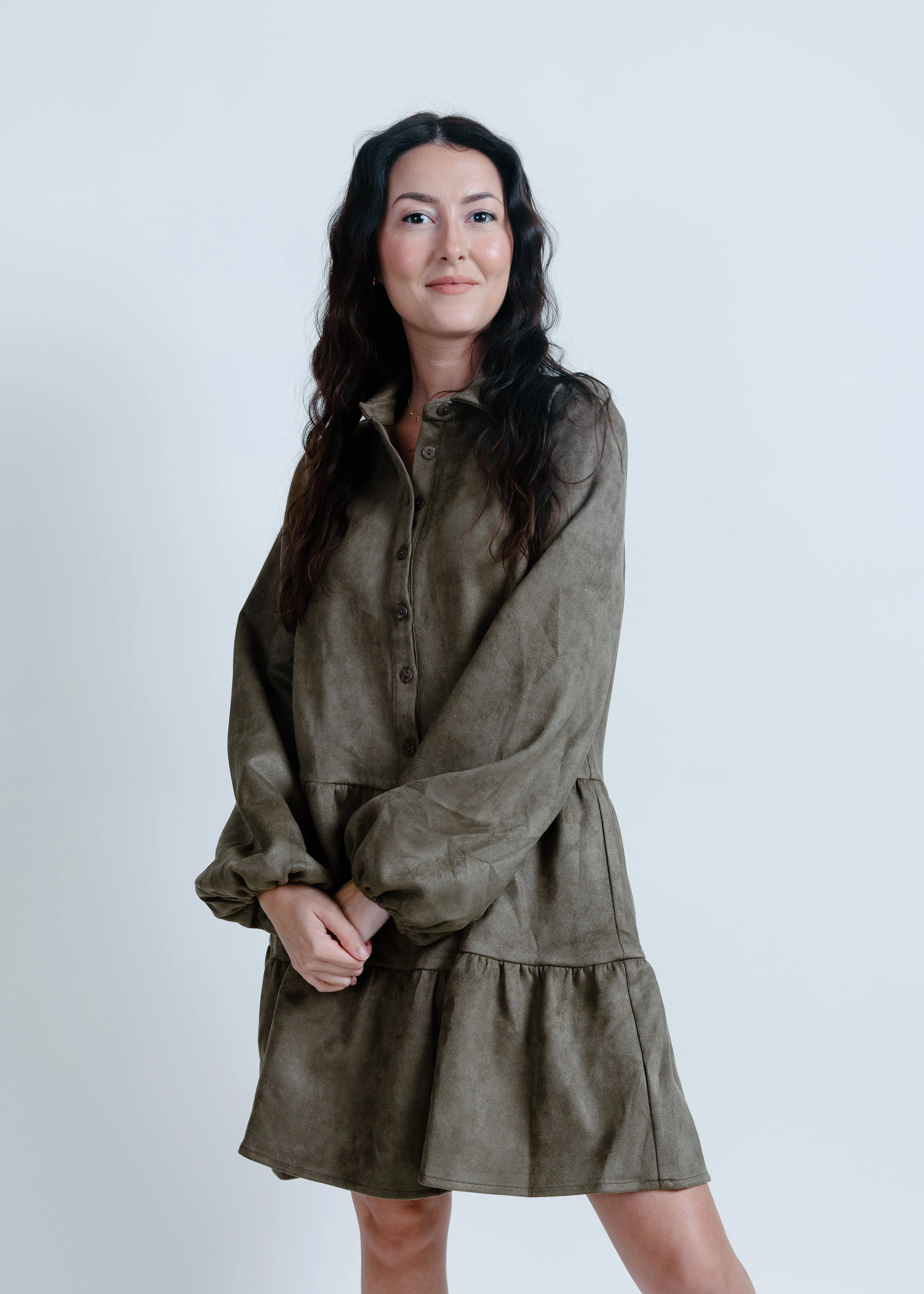 Ollie Suede Mini Dress