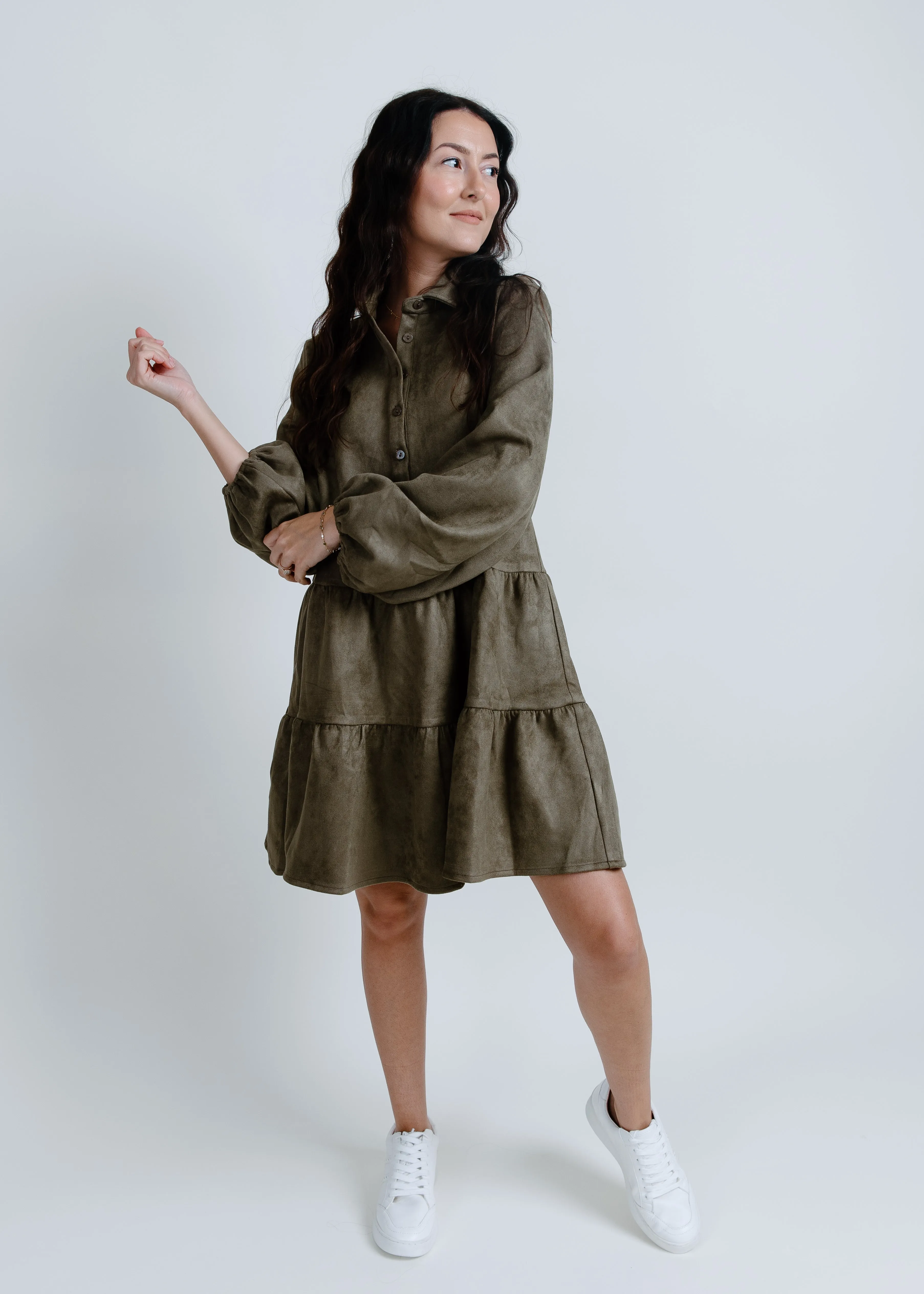 Ollie Suede Mini Dress