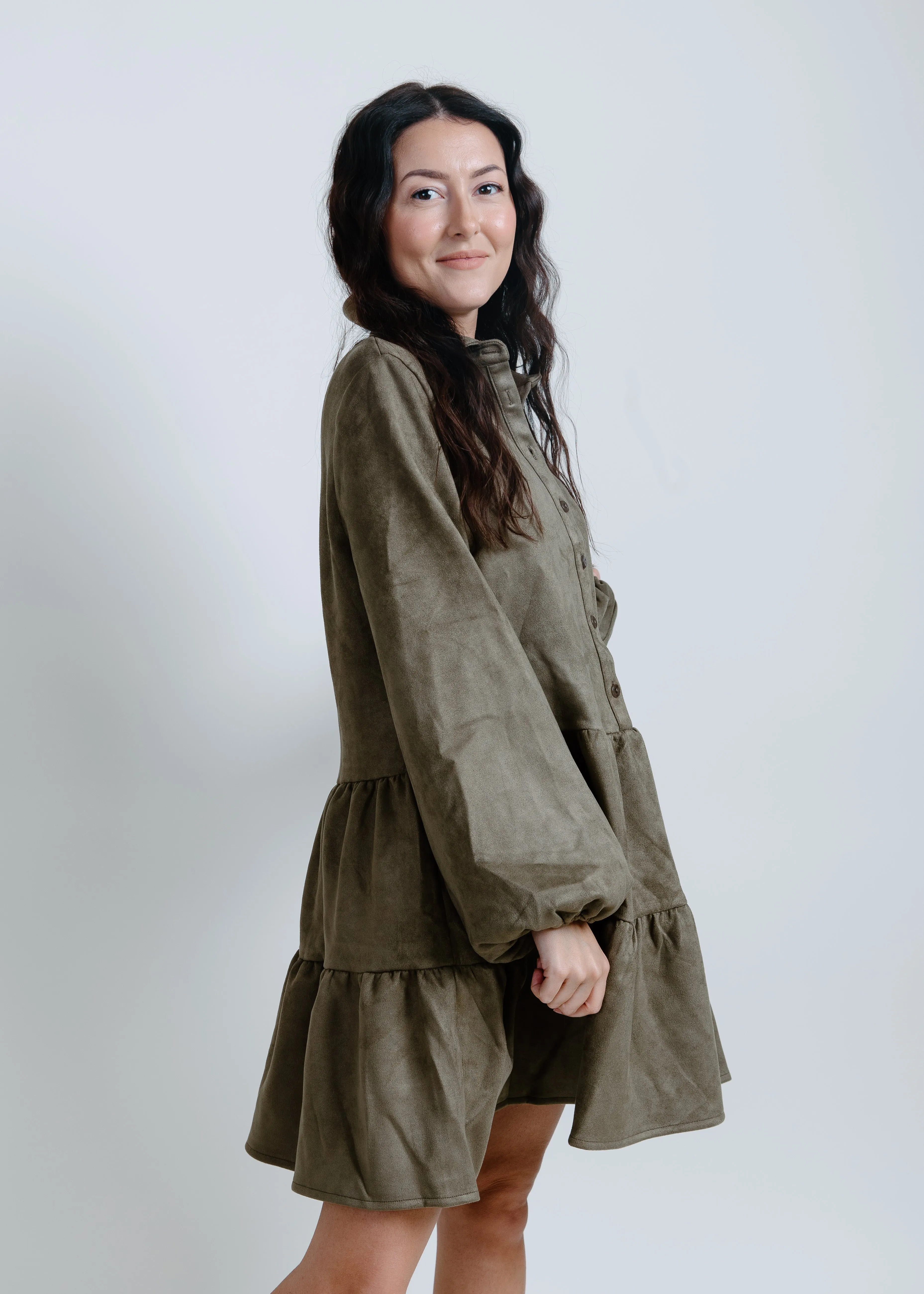 Ollie Suede Mini Dress