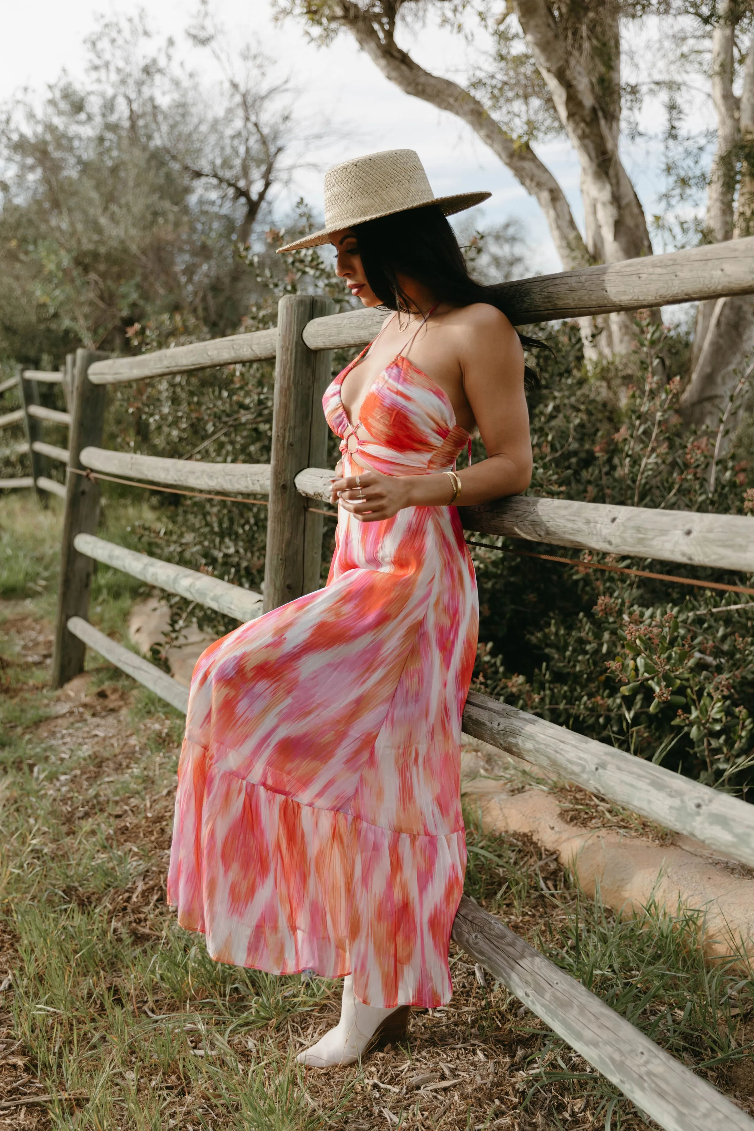One In a Million Pink Midi Dress