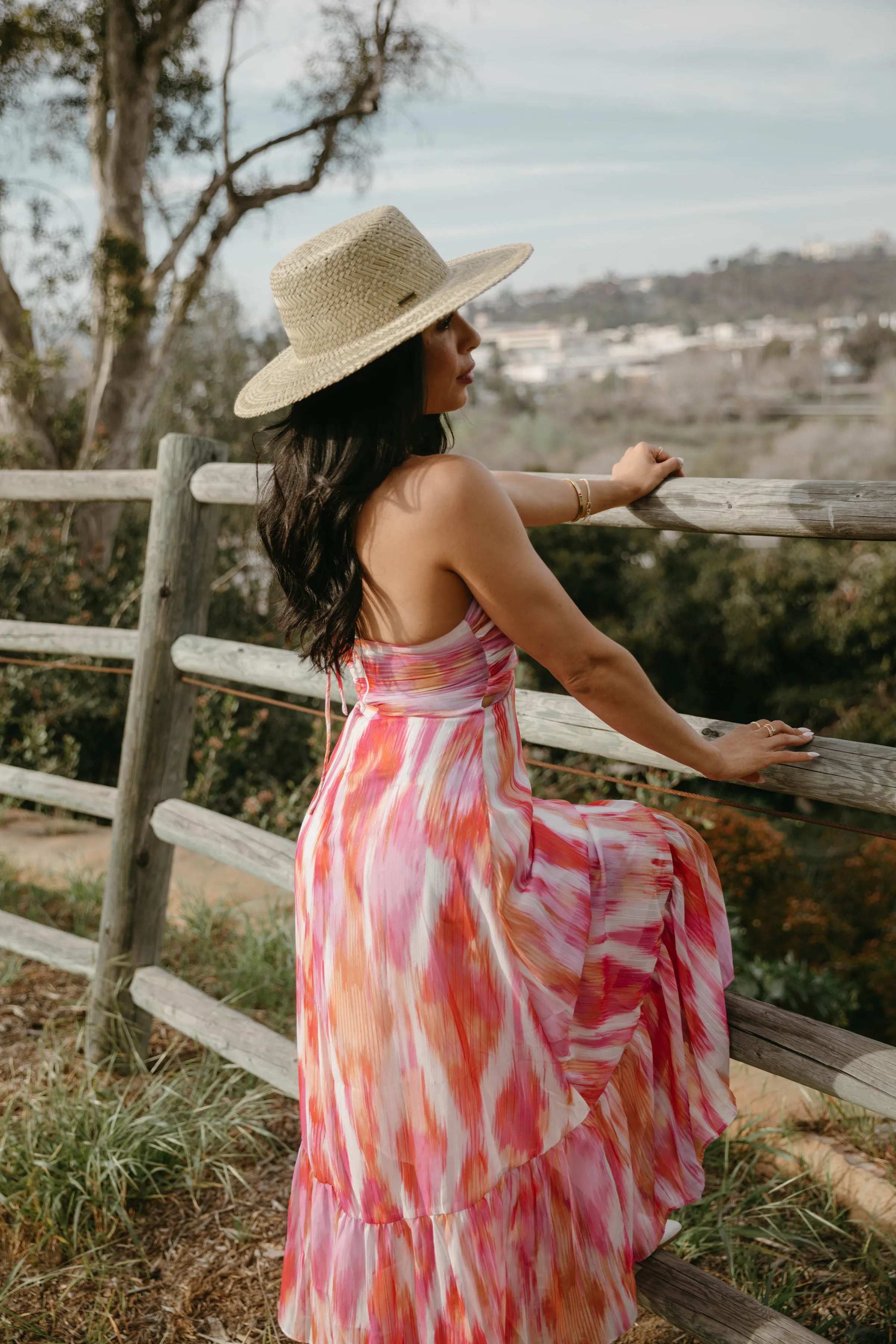 One In a Million Pink Midi Dress