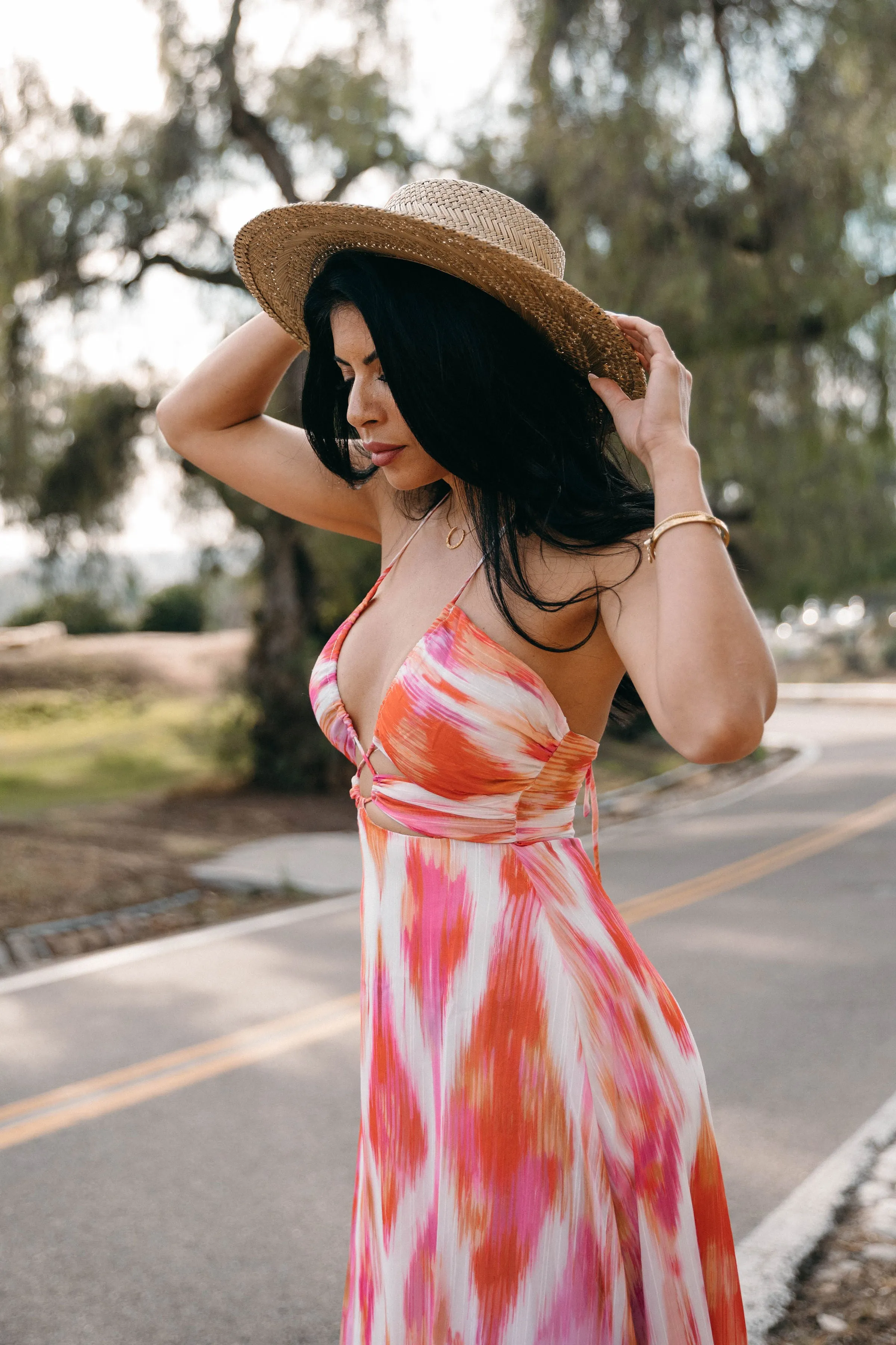 One In a Million Pink Midi Dress